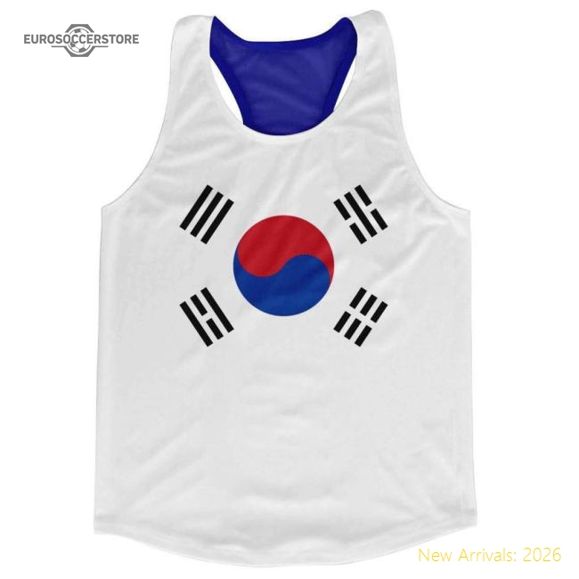 South Korea Flag Running Vest-Football Jersey Hub