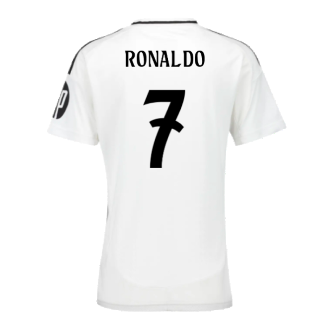 2024-2025 Real Madrid Home Shirt (Womens) (Ronaldo 7)-Football Jersey Hub