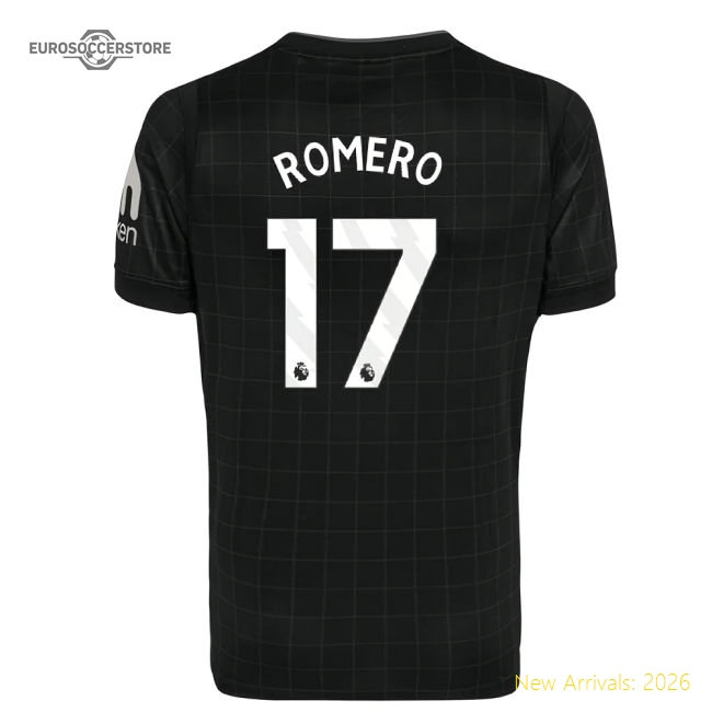 2025-2026 Tottenham Away Mini Kit (Romero 17)-Football Jersey Hub