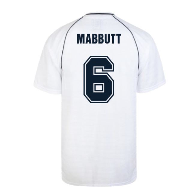 Tottenham 1991 FA Cup Semi Final Home Shirt (Mabbutt 6)-Football Jersey Hub