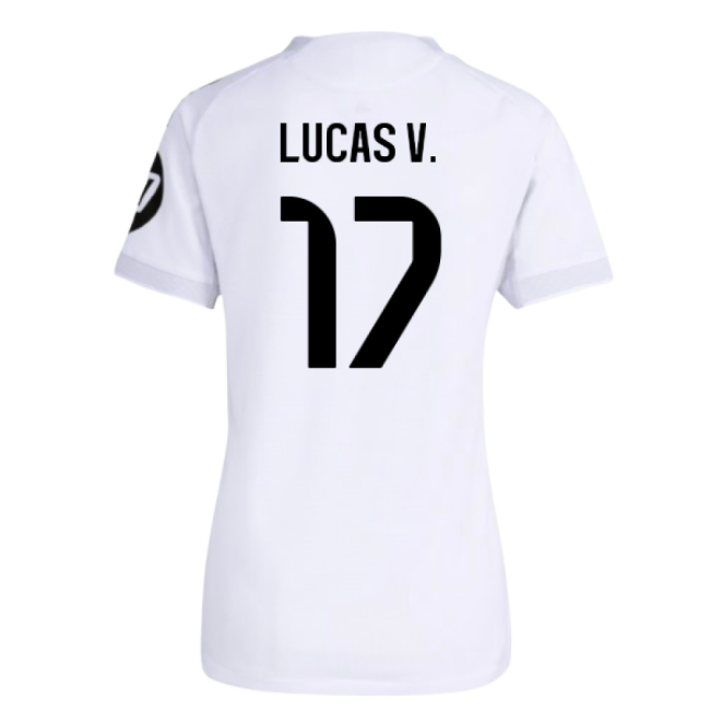 2025-2026 Real Madrid Authentic Home Shirt (Womens) (Lucas V. 17)-Football Jersey Hub