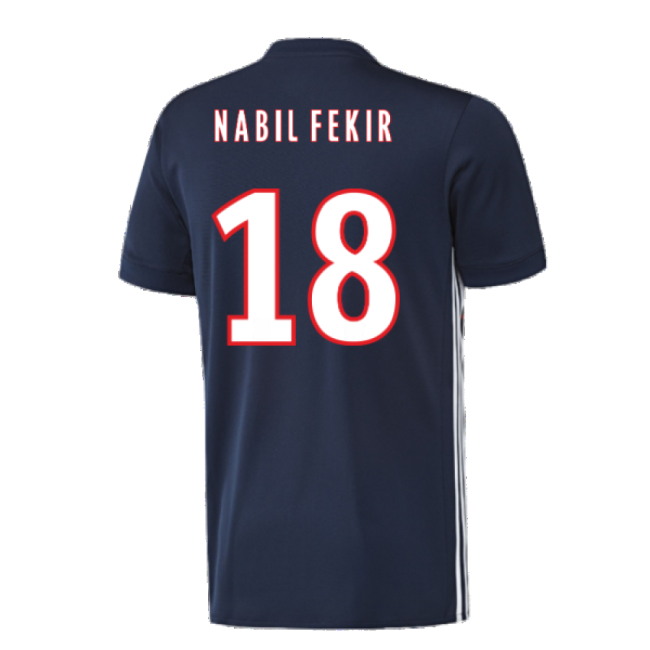 Lyon 2017-18 Away Shirt ((Excellent) L) (Nabil Fekir 18)-Football Jersey Hub