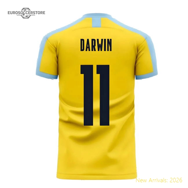 Uruguay 2025-2026 Away Concept Football Kit (Libero) (DARWIN 11)-Football Jersey Hub