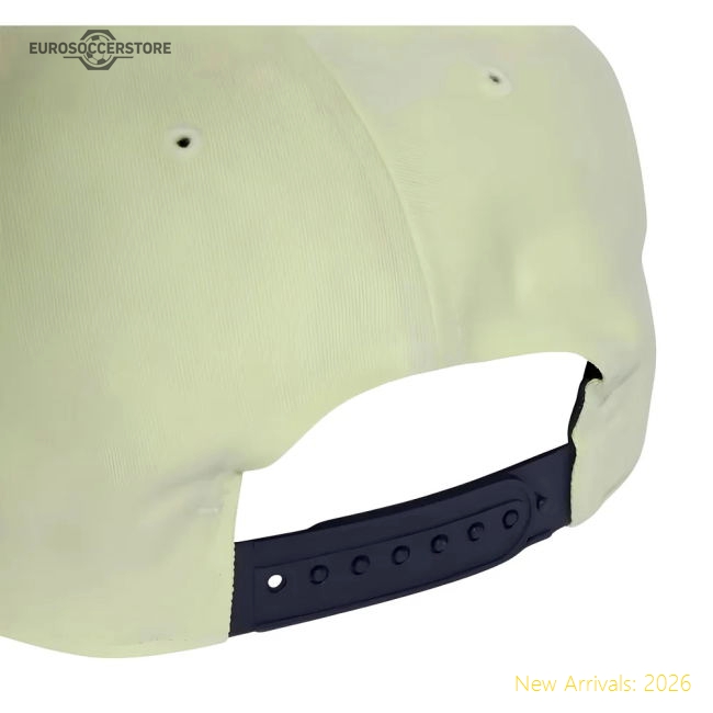 2025-2026 Real Madrid Snapback Cap (Almost Lime)-Football Jersey Hub