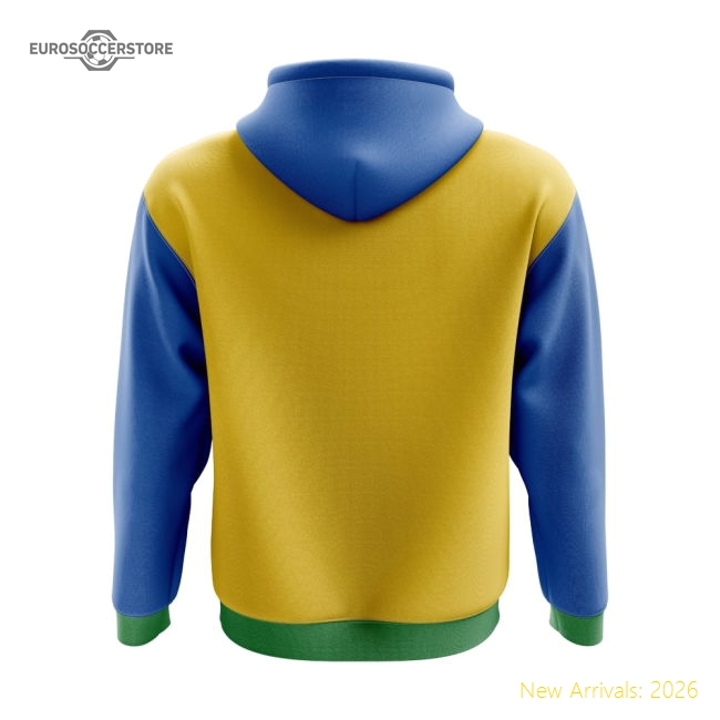 Saint Vincent And The Grenadines Concept Country Football Hoody (Yellow)-Football Jersey Hub