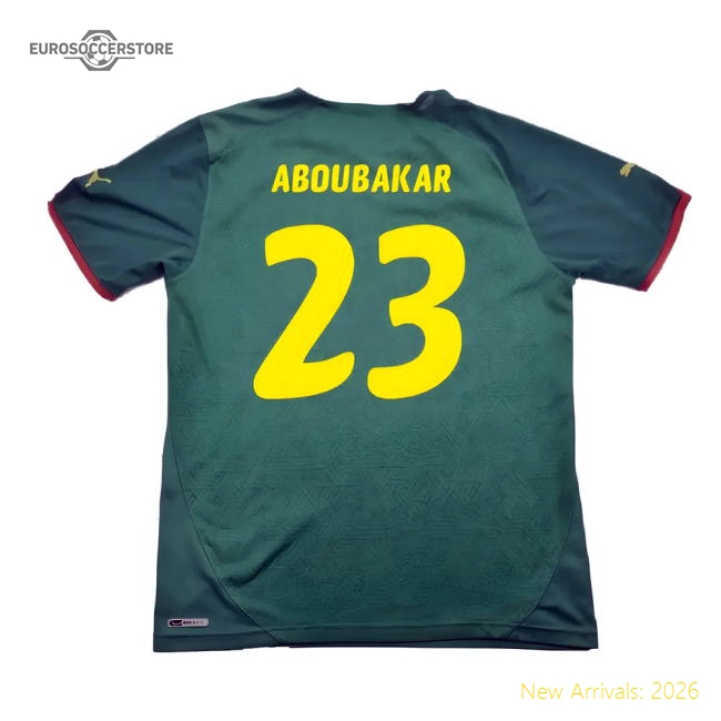 Cameroon 2010-11 Home Shirt ((Excellent) L) (Aboubakar 23)-Football Jersey Hub