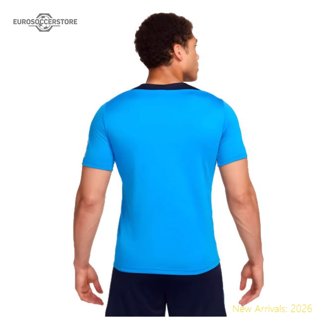 2024-2025 Chelsea Strike Dri-FIT Knit Shirt (Light Photo Blue)-Football Jersey Hub