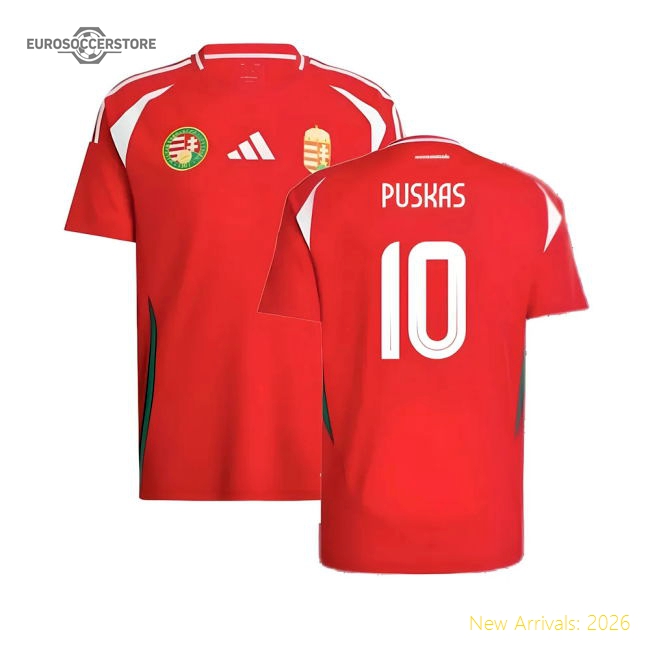 2024-2025 Hungary Home Shirt (PUSKAS 10)-Football Jersey Hub