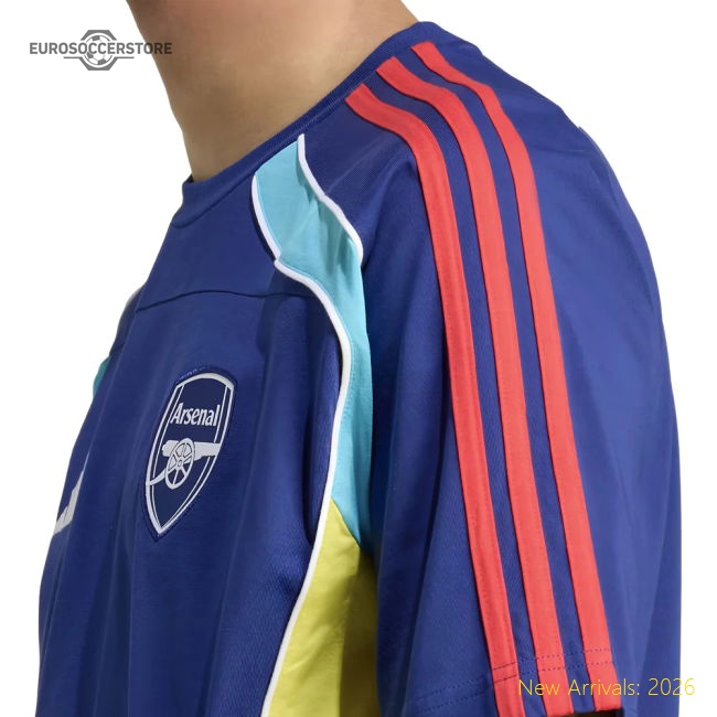 2025-2026 Arsenal UBP Tee (Victory Blue)-Football Jersey Hub
