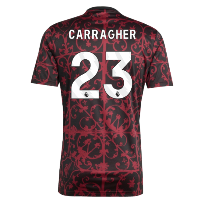 2025-2026 Liverpool Pre-Match Shirt (Black) (Carragher 23)-Football Jersey Hub