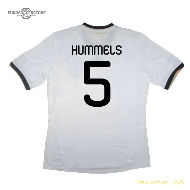Germany 2010-11 Home Shirt ((Good) S) (HUMMELS 5)-Football Jersey Hub