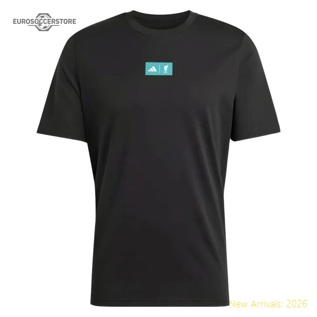 2025-2026 Liverpool Seasonal Graphic Tee (Black)-Football Jersey Hub