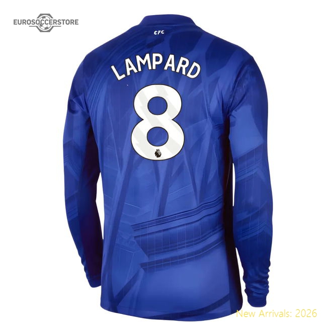 2025-2026 Chelsea Home Long Sleeve Shirt (Lampard 8)-Football Jersey Hub