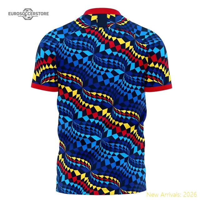 Colombia 2025-2026 Fourth Concept Football Kit (Libero) (MINA 13)-Football Jersey Hub