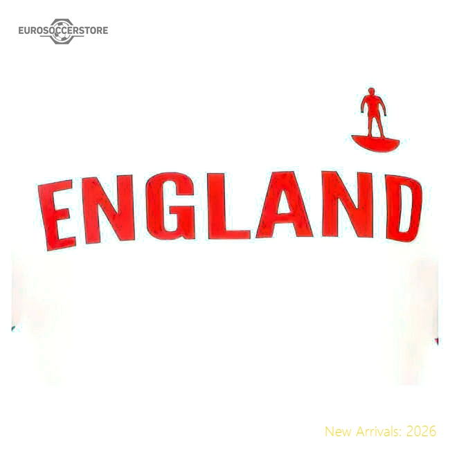 England T-Shirt - White-Football Jersey Hub