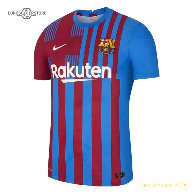 2021-2022 Barcelona Vapor Match Home Shirt-Football Jersey Hub