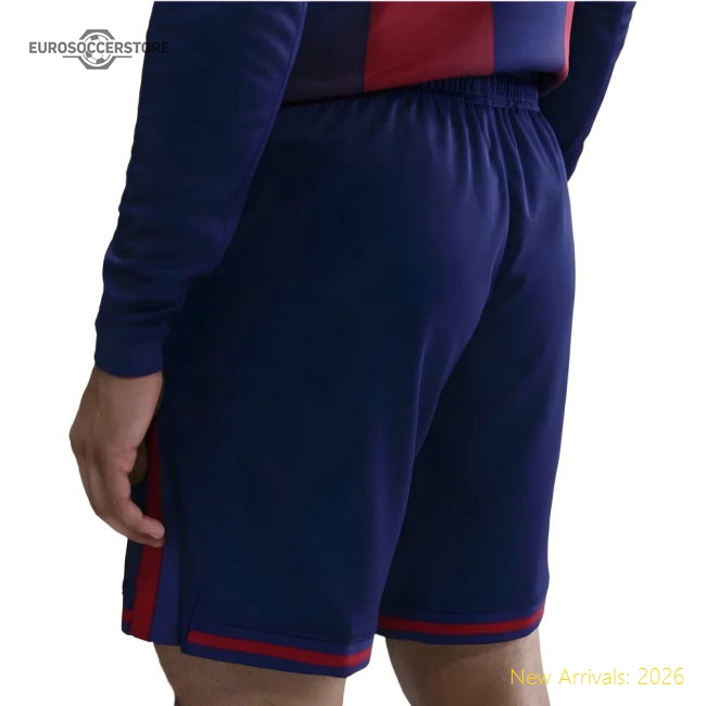 2025-2026 Barcelona Home Shorts (Blue)-Football Jersey Hub