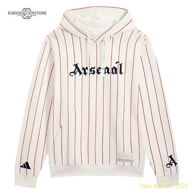 2025-2026 Arsenal AOP US Hoody (White)-Football Jersey Hub