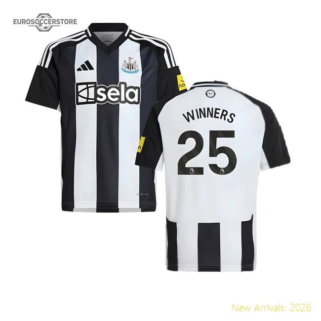 2024-2025 Newcastle United Home Shirt (Kids) (Winners 25)-Football Jersey Hub