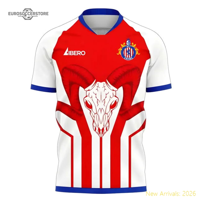 Chivas 2025-2026 Home Concept Football Kit (Libero) - Womens-Football Jersey Hub