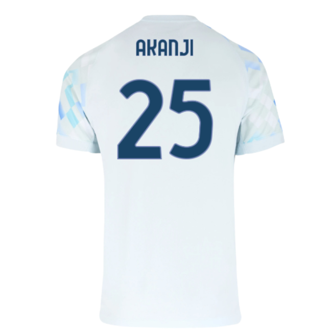 2025-2026 Inter Milan Away Shirt (Akanji 25)-Football Jersey Hub