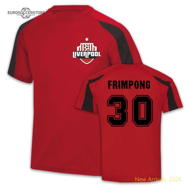Frimpong 30 Liverpool Sport Training Jersey (Red)-Football Jersey Hub