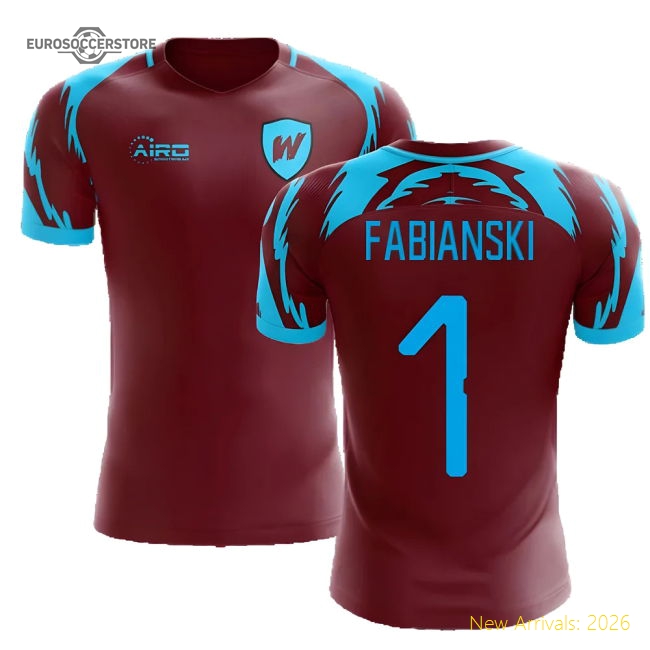 2025-2026 West Ham Home Concept Football Shirt (FABIANSKI 1)-Football Jersey Hub