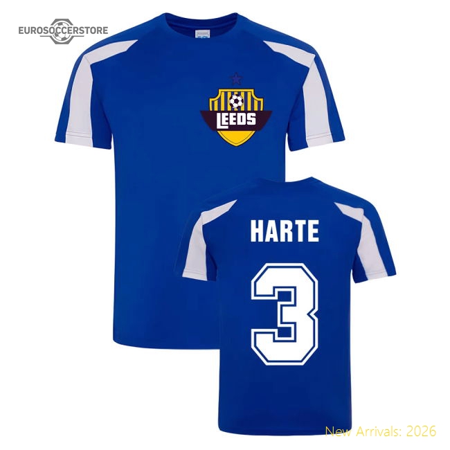 Ian Harte Leeds Sports Training Jersey (Blue)-Football Jersey Hub