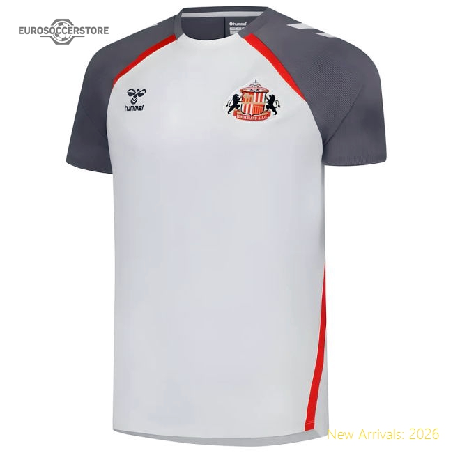 2025-2026 Sunderland Training Jersey (White)-Football Jersey Hub