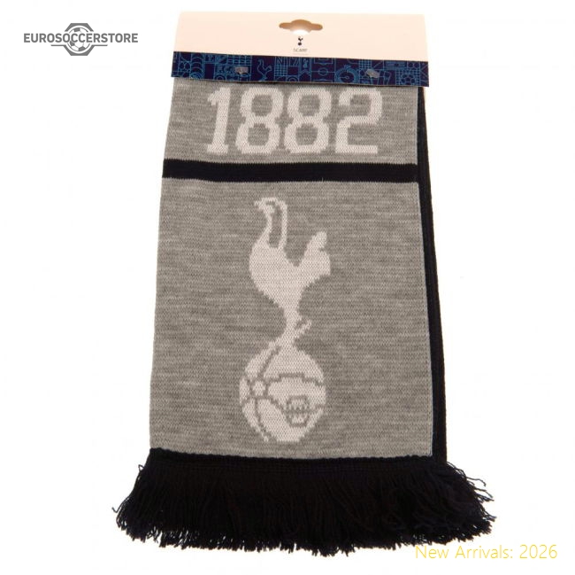 Tottenham Hotspur FC Nero Scarf-Football Jersey Hub