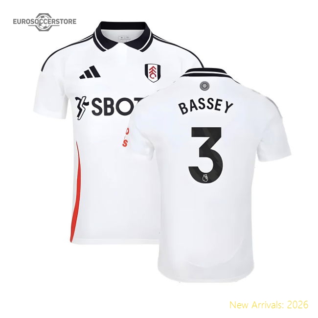 2024-2025 Fulham Home Shirt (Bassey 3)-Football Jersey Hub