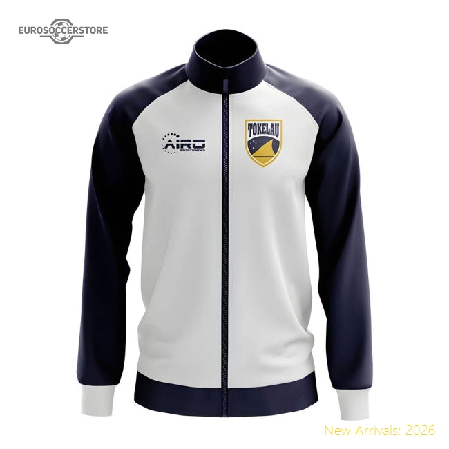 Tokelau Concept Football Track Jacket (White)-Football Jersey Hub