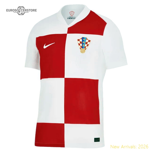 2024-2025 Croatia Home Dri-Fit ADV Authentic Shirt-Football Jersey Hub
