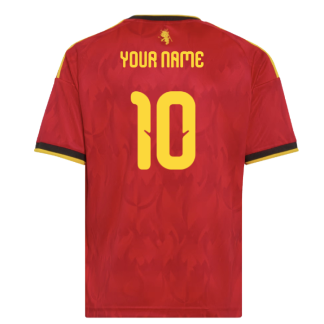 2026-2027 Belgium Home Shirt (Kids) (Your Name)-Football Jersey Hub