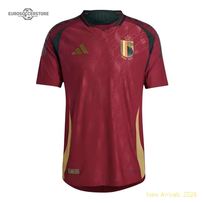 2024-2025 Belgium Authentic Home Shirt-Football Jersey Hub