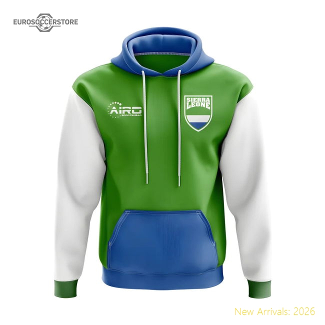 Sierra Leone Concept Country Football Hoody (Green)-Football Jersey Hub