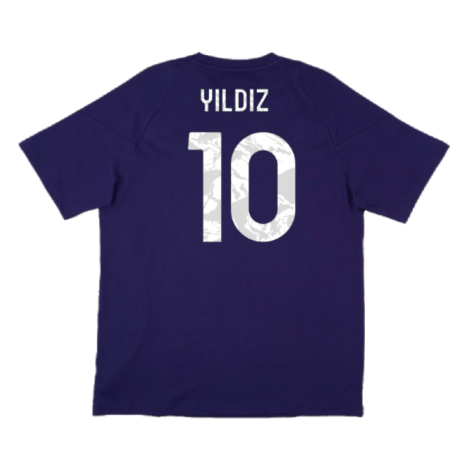 2024-2025 Juventus Training Tee (Navy) (Yildiz 10)-Football Jersey Hub