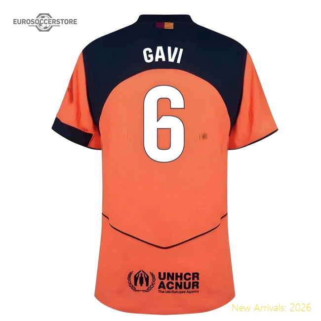 2025-2026 Barcelona Authentic Third Shirt (Gavi 6)-Football Jersey Hub