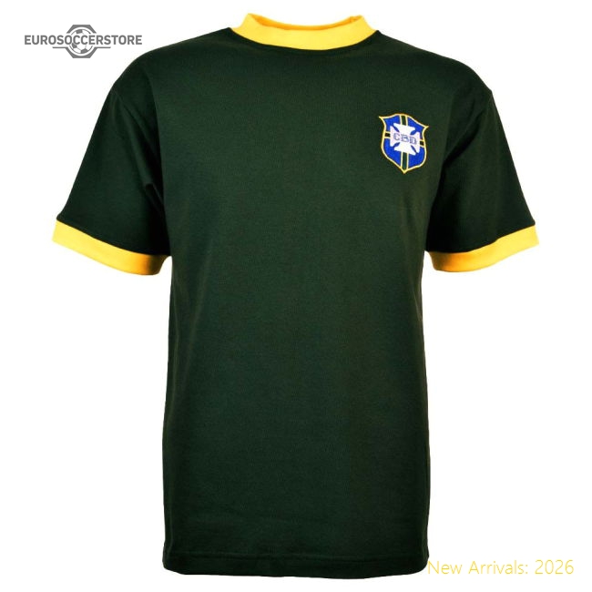 Brazil 1960s Away Retro Football Shirt-Football Jersey Hub
