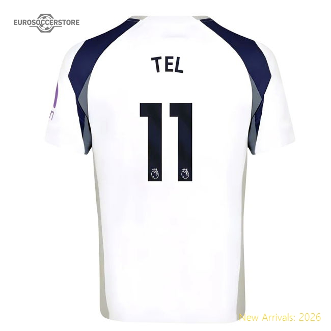 2025-2026 Tottenham Hotspur Home Shirt (Tel 11)-Football Jersey Hub