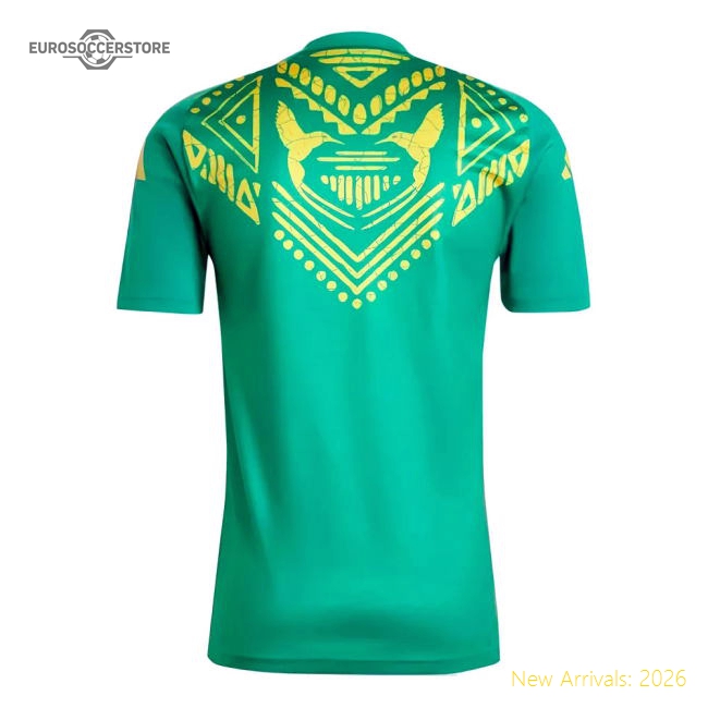 2024-2025 Jamaica Pre-Match Shirt (Green)-Football Jersey Hub