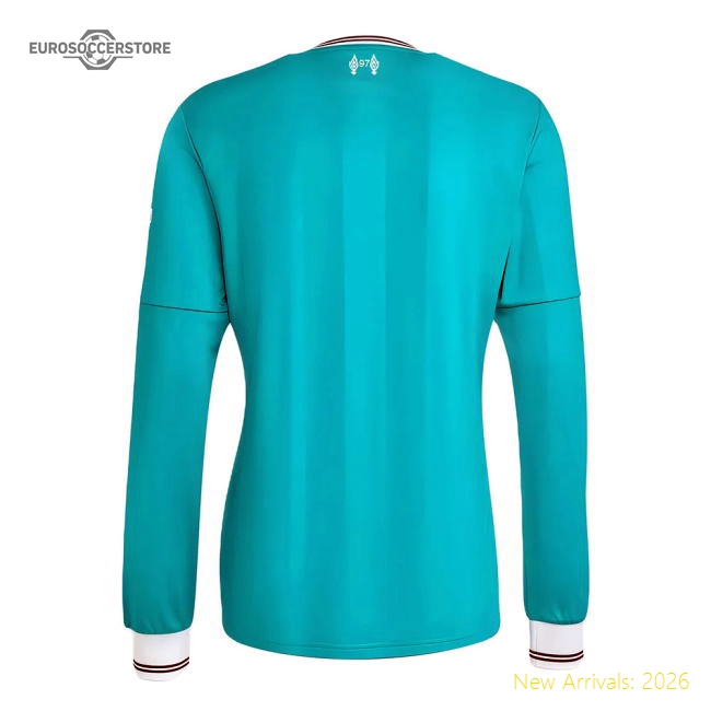 2025-2026 Liverpool Long Sleeve Third Shirt-Football Jersey Hub