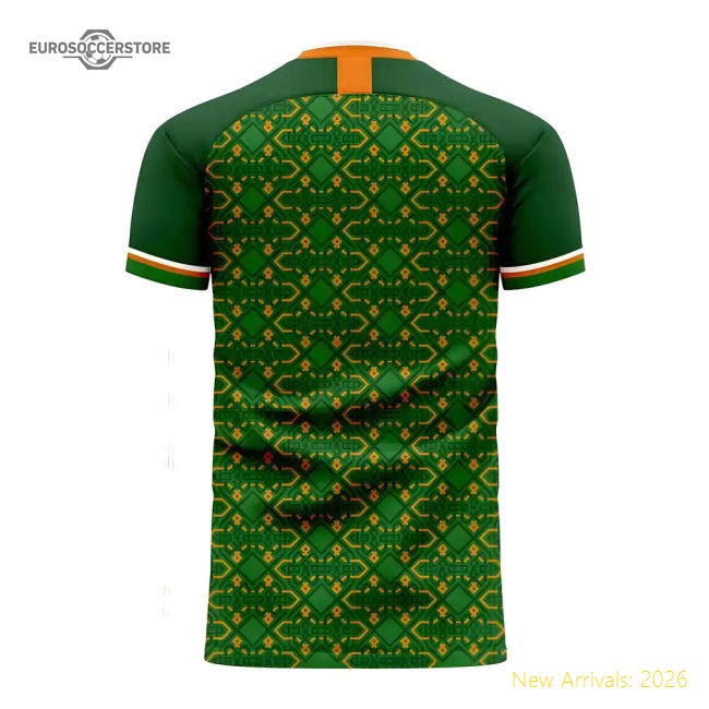 Ireland 2025-2026 Home Concept Football Kit (Libero) - Womens-Football Jersey Hub