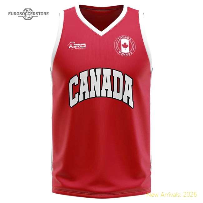 Canada Home Concept Basketball Shirt-Football Jersey Hub