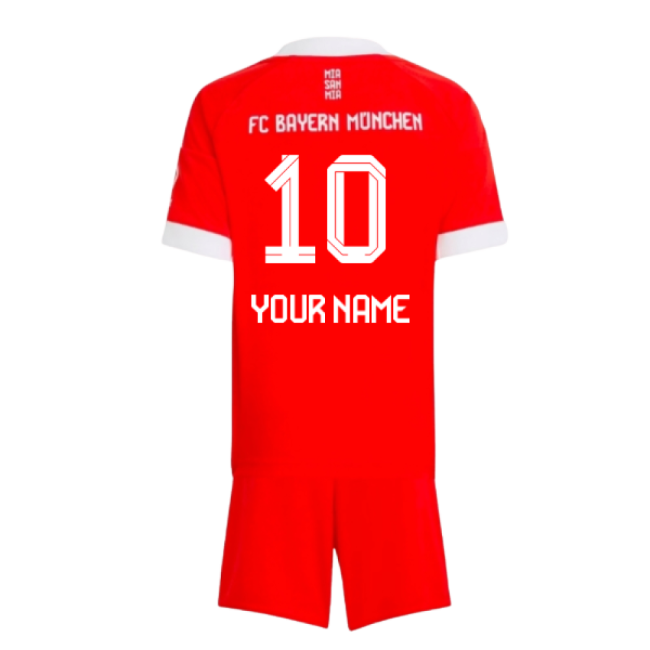 2025-2026 Bayern Munich Home Mini Kit (Your Name)-Football Jersey Hub