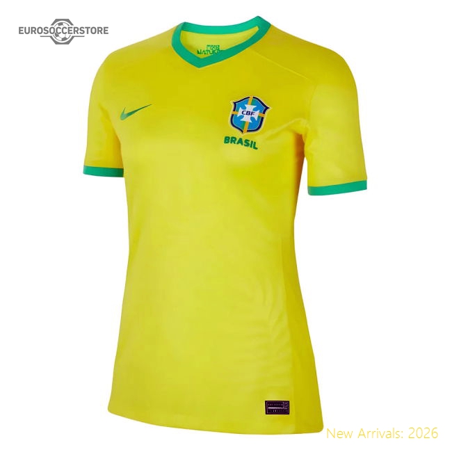 2023-2024 Brazil WWC Home Shirt (Ladies)-Football Jersey Hub