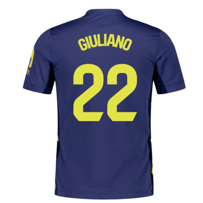 2025-2026 Atletico Madrid Away Shirt (Giuliano 22)-Football Jersey Hub