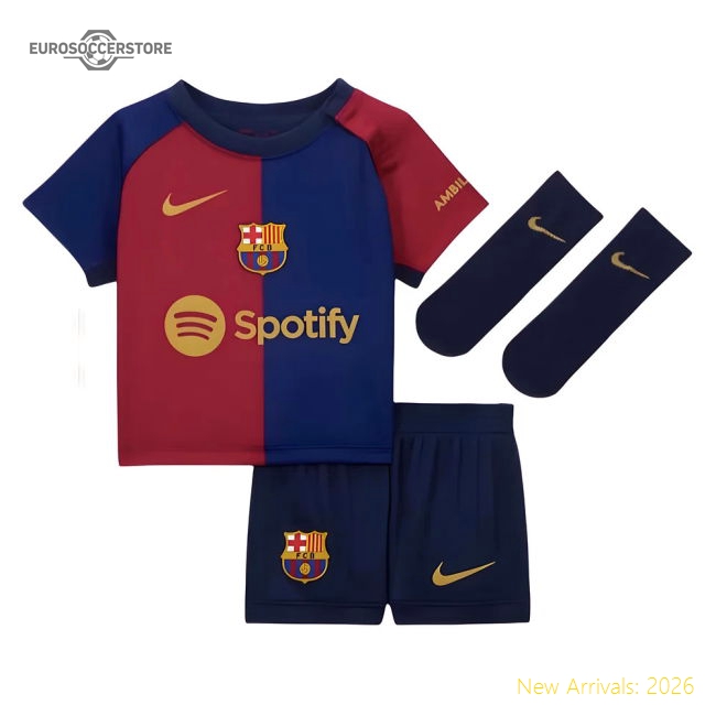 2024-2025 Barcelona Home Baby Kit-Football Jersey Hub