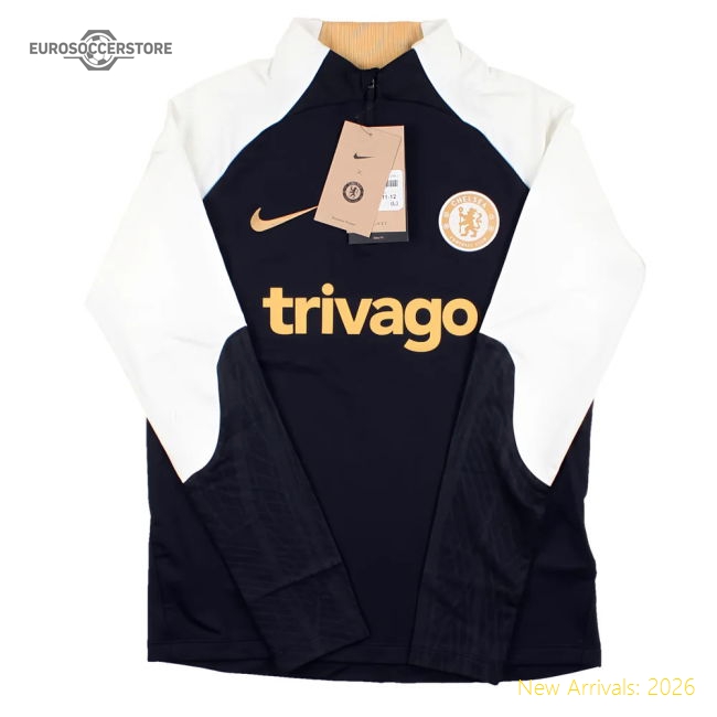 2023-2024 Chelsea Strike Drill Top (Pitch Blue) - Kids-Football Jersey Hub