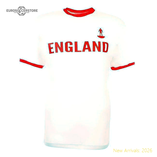 England T-Shirt - White-Football Jersey Hub